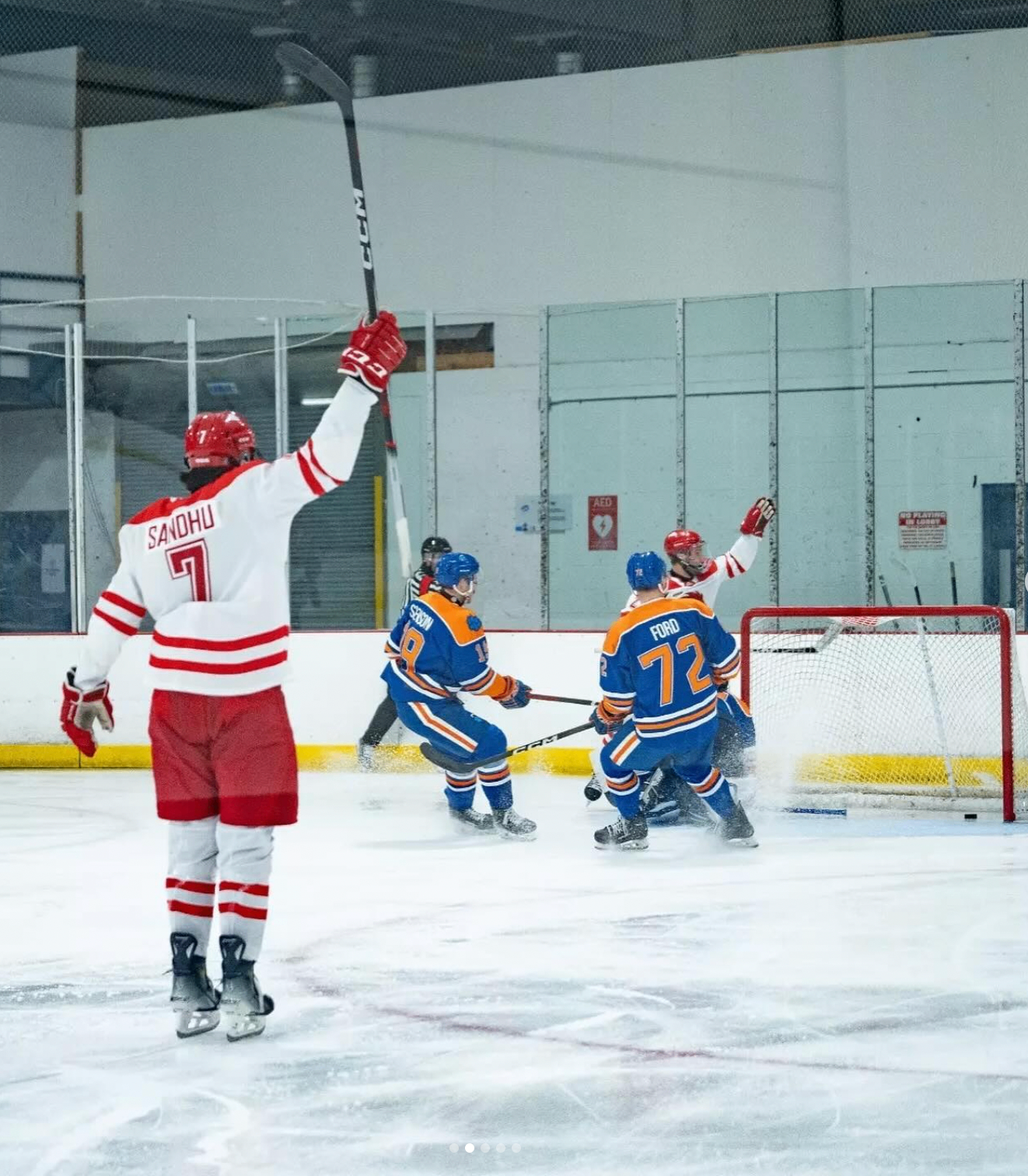 Chase Sandhu celebrating a goal — game footage informs every review